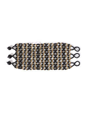 Aimát Bracelet <br> Black & Beige