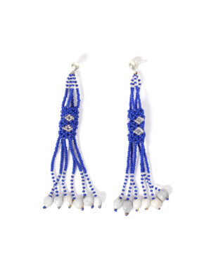 Jéne Earrings <br> Cobalt Blue