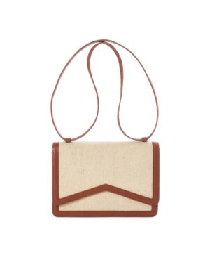 Killa Shoulder Bag <br> White & Brown