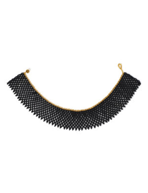 Bari Necklace <br> Black & golden