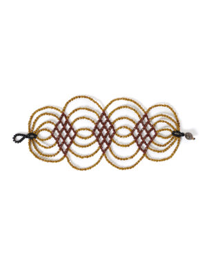 Étsa Bracelet <br> Mustard & Red